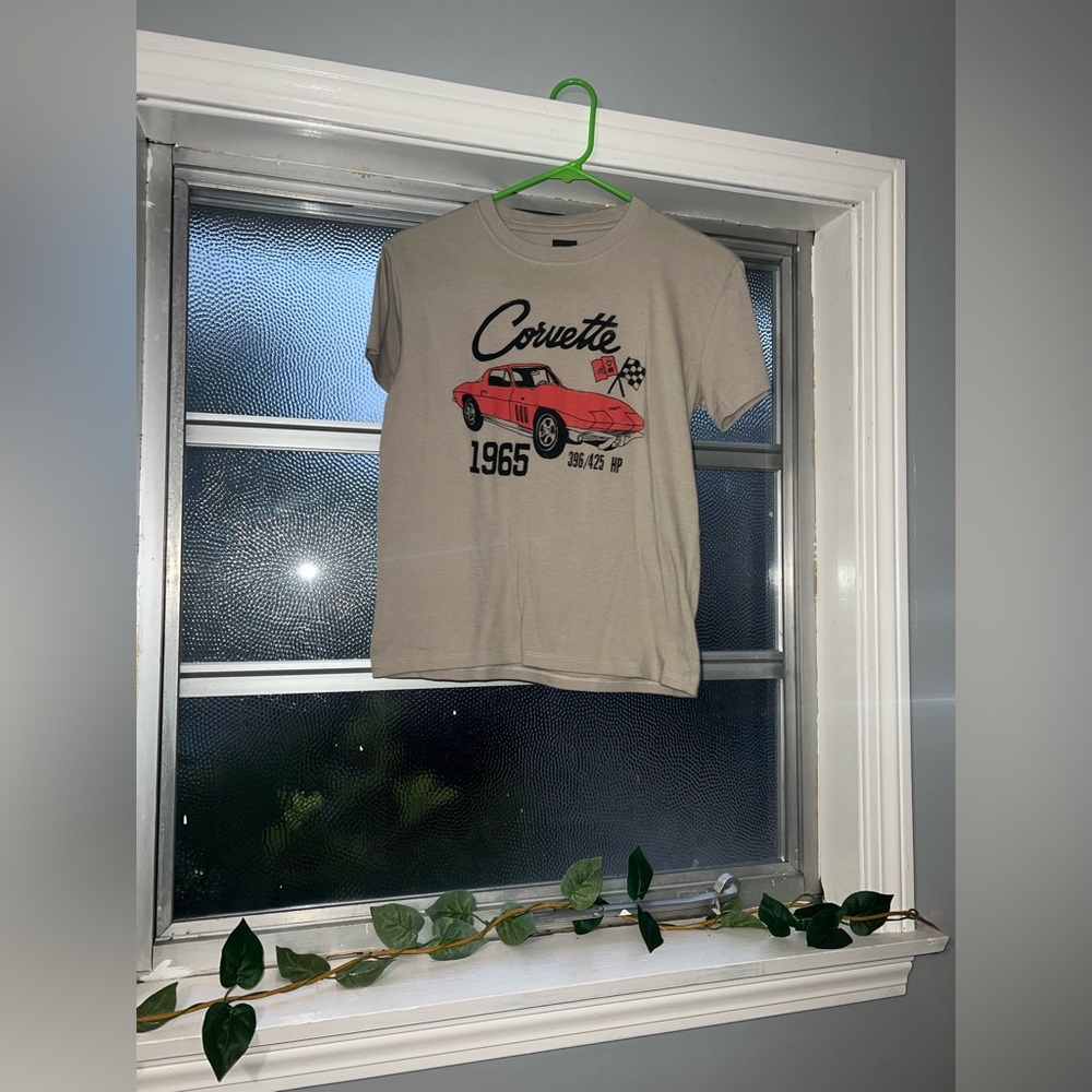 vintage tee corvette car shirt